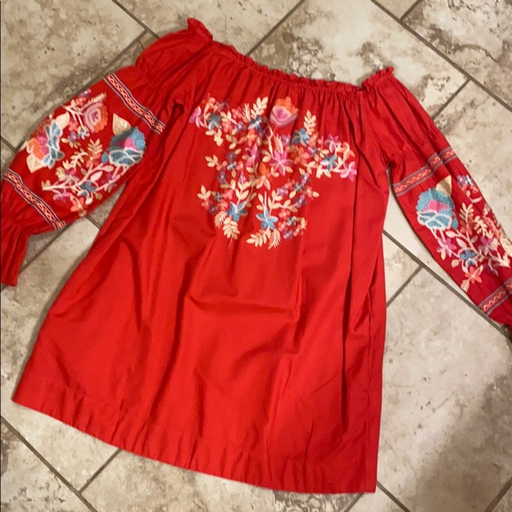 Free people off the shoulder dress!!!